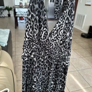 sexy backless maxi dress